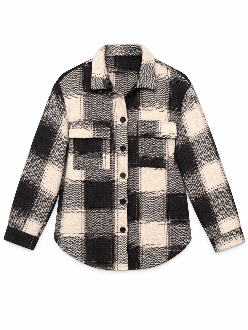 Boho Western Rustic Fall Shacket Transitional Layering Grunge Cabincore - Picture 2 of 7